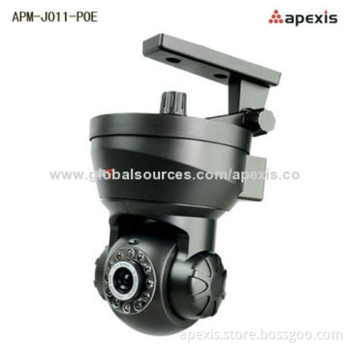 Network Camera Smart Home PTZ PoE, Security Surveillance, IR LED for Night Vision and Wi-Fi